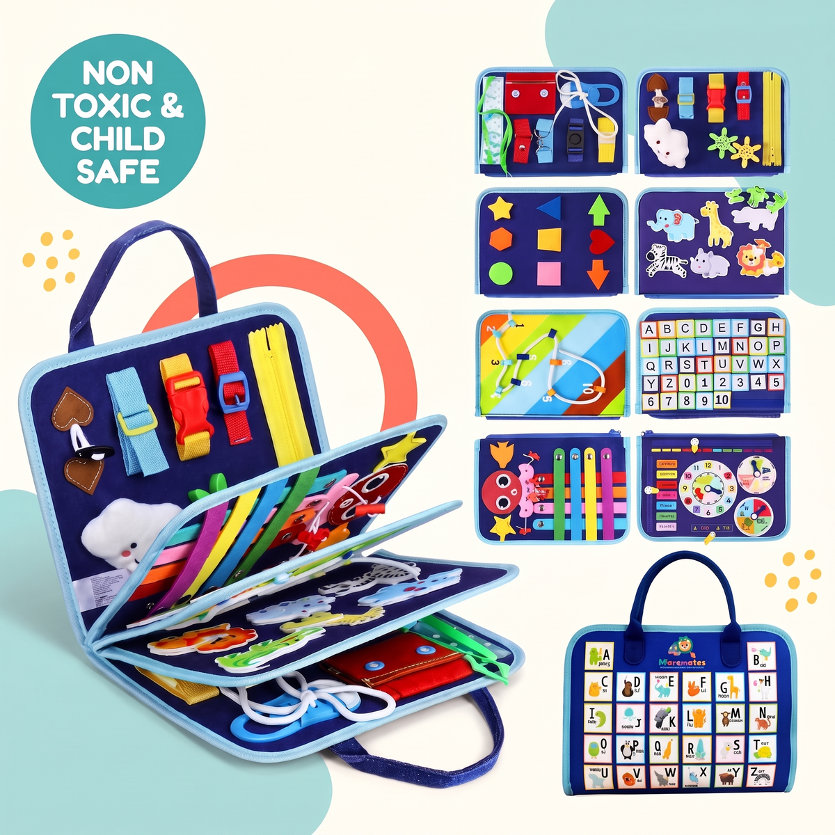 Micromates™ Montessori Activity Board [8 Page]