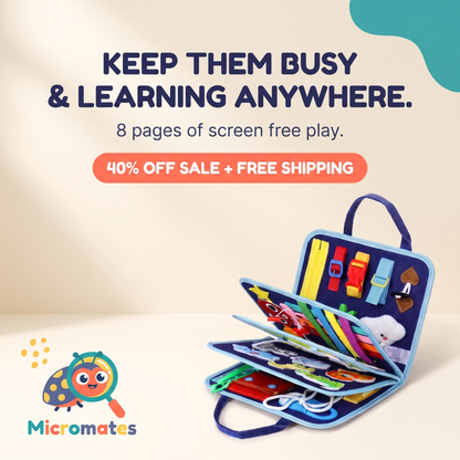 Micromates™ Montessori Activity Board [8 Page]
